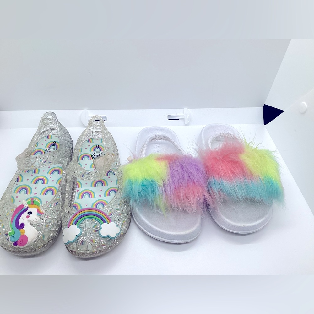 Place(children’s place)|Wonder Nation|size:9|color: Multi|Clear Jelly